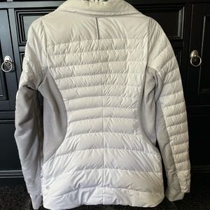 Lululemon White Puffer Jacket